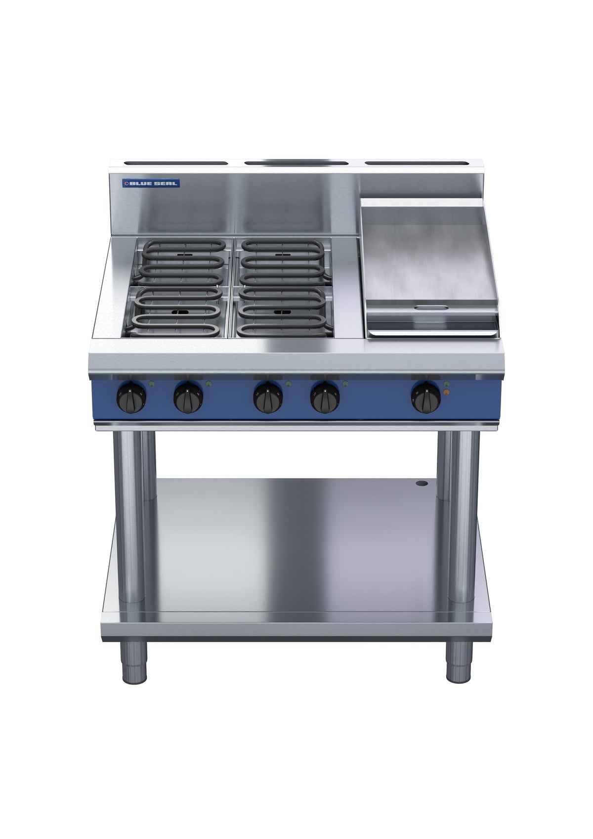 Blue Seal Evolution E516C-LS, 4 Element with 300mm Griddle Cooktop with Leg Stand
