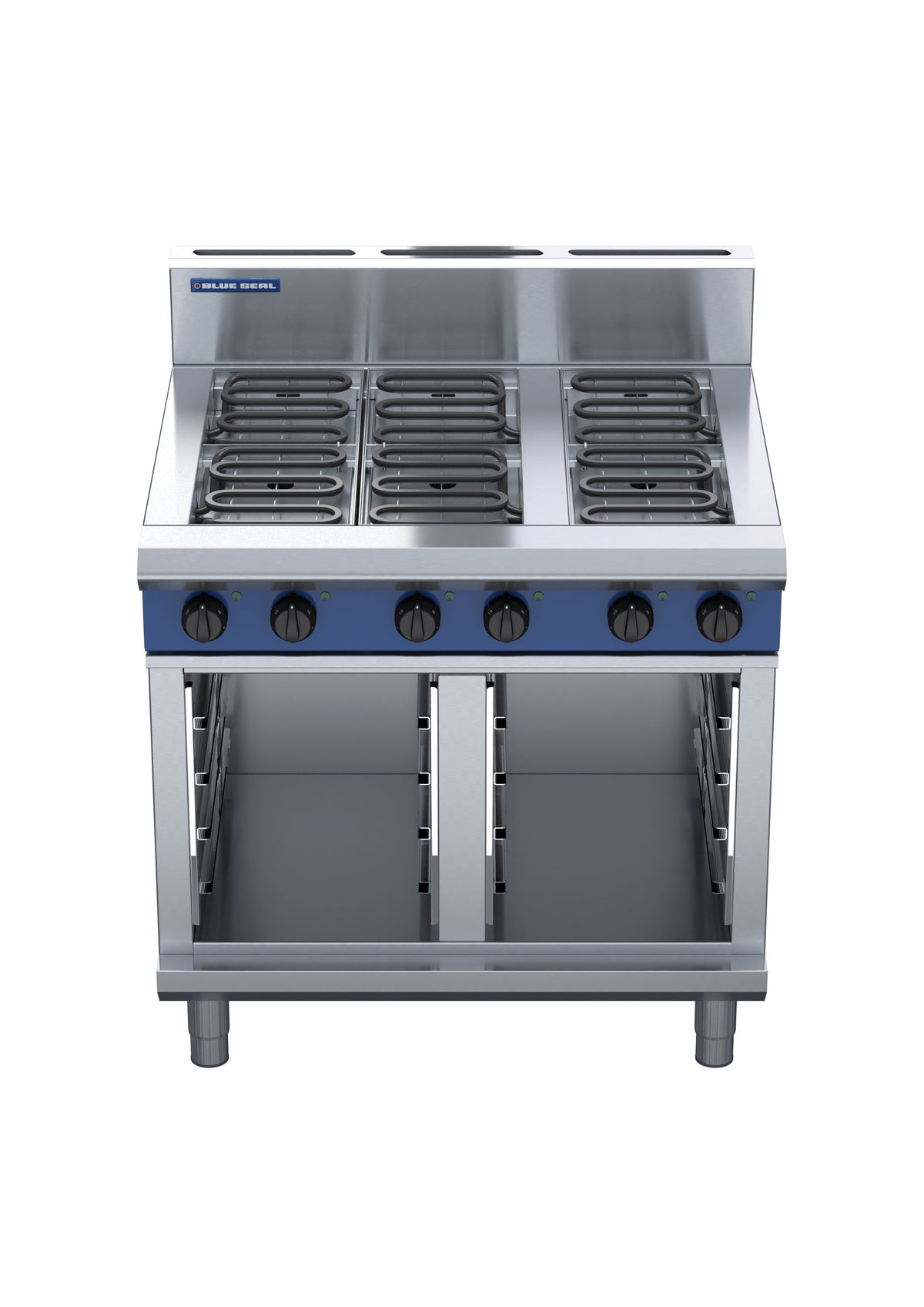 Blue Seal Evolution E516D-CB, 6 Element Cooktop with Cabinet Base
