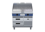 Blue Seal Evolution EP516-RB, 900mm Griddle with Refrigerated Base
