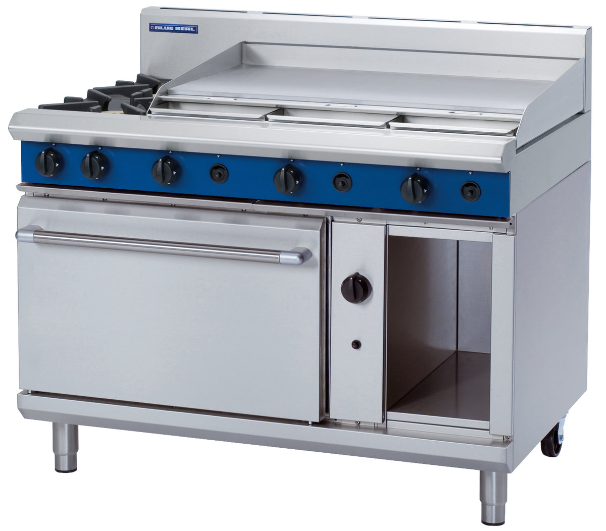 Blue Seal Evolution G508A, 2 Burner with 900mm Griddle Oven Range