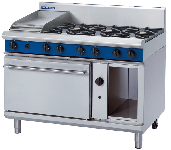Blue Seal Evolution G508C, 6 Burner with 300mm Griddle Oven Range