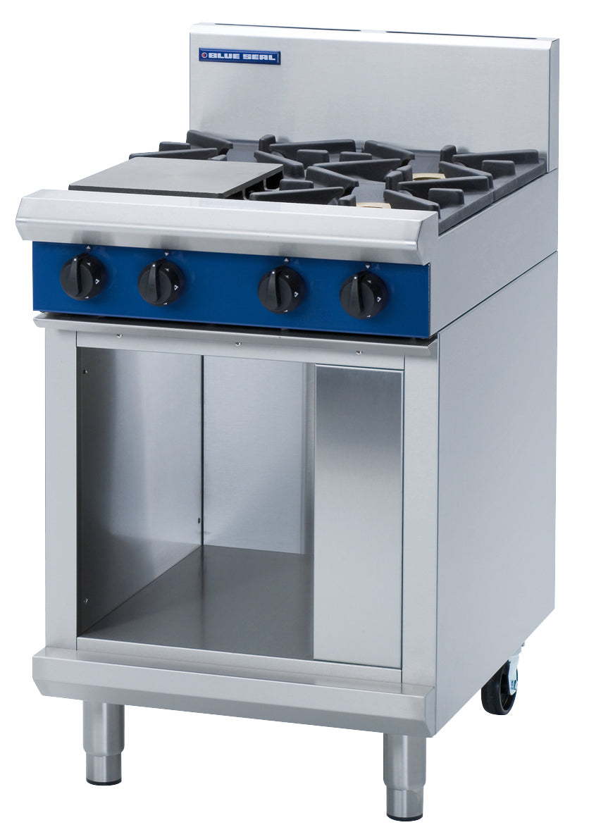 Blue Seal Evolution G514D-CB, 4 Burner Cooktop with Cabinet Base