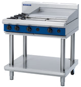 Blue Seal Evolution G516B-LS, 2 Burner with 600mm Griddle Cooktop with Leg Stand