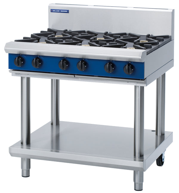 Blue Seal Evolution G516D-LS, 6 Burner Cooktop with Leg Stand