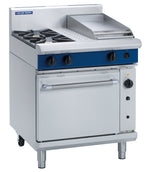 Blue Seal Evolution G54C, 2 Burner with 300mm Griddle Fan-Forced Oven Range