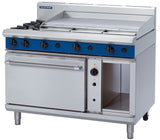 Blue Seal Evolution G58A, 2 Burner with 900mm Griddle Fan-Forced Oven Range
