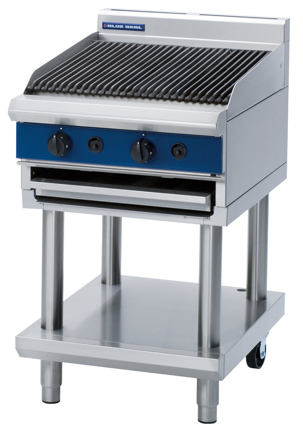 Blue Seal Evolution G594-B, 600mm Char Grill with Bench Base