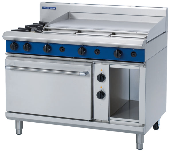 Blue Seal Evolution GE508A, 2 Burner with 900mm Griddle Oven Range