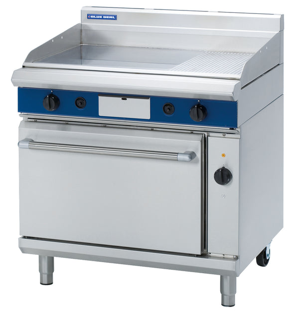 Blue Seal Evolution GPE56, 900mm Griddle Fan-Forced Oven Range