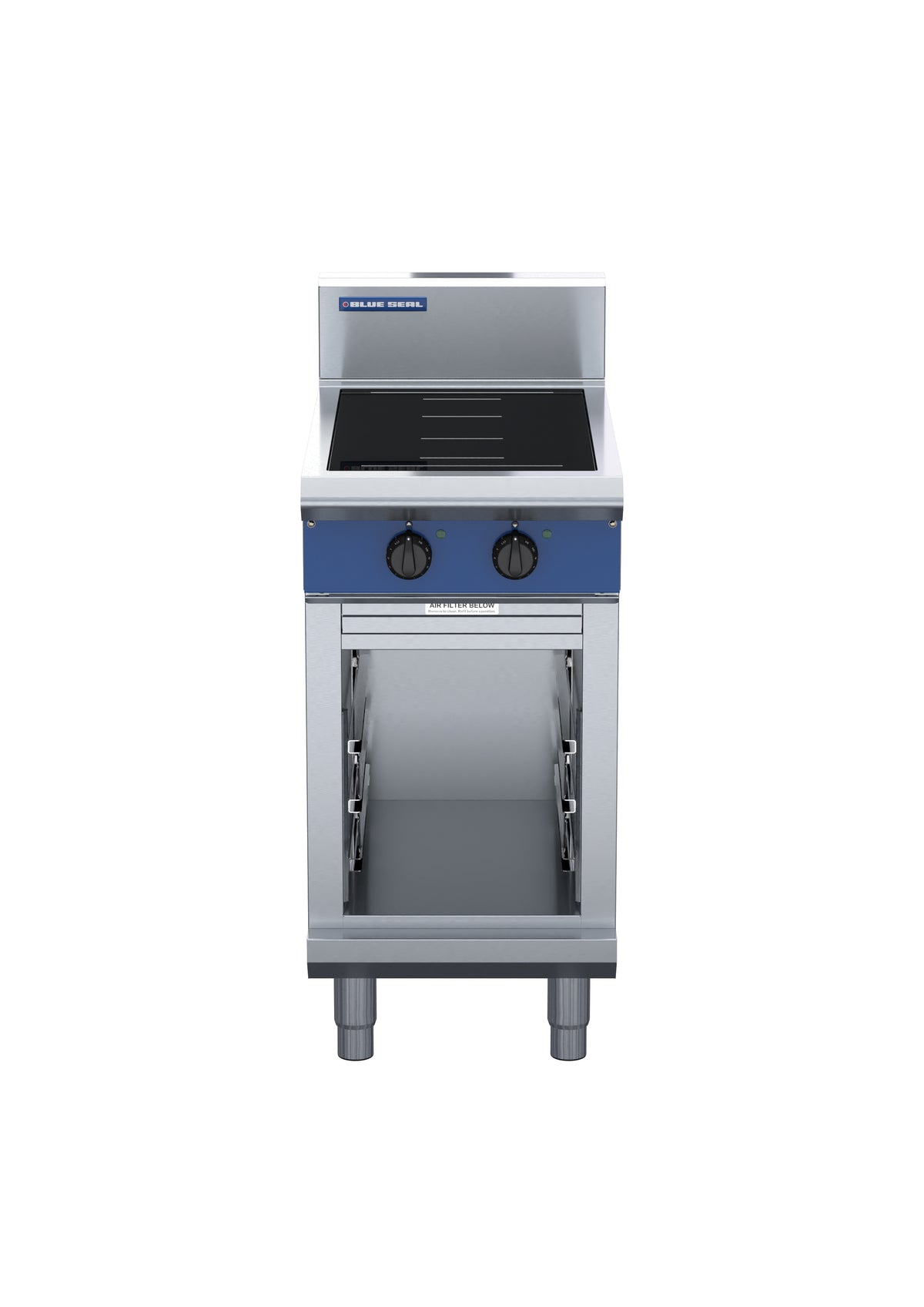 Blue Seal Evolution IN512R3-CB, Double Zone Induction Cooktop with Cabinet Base