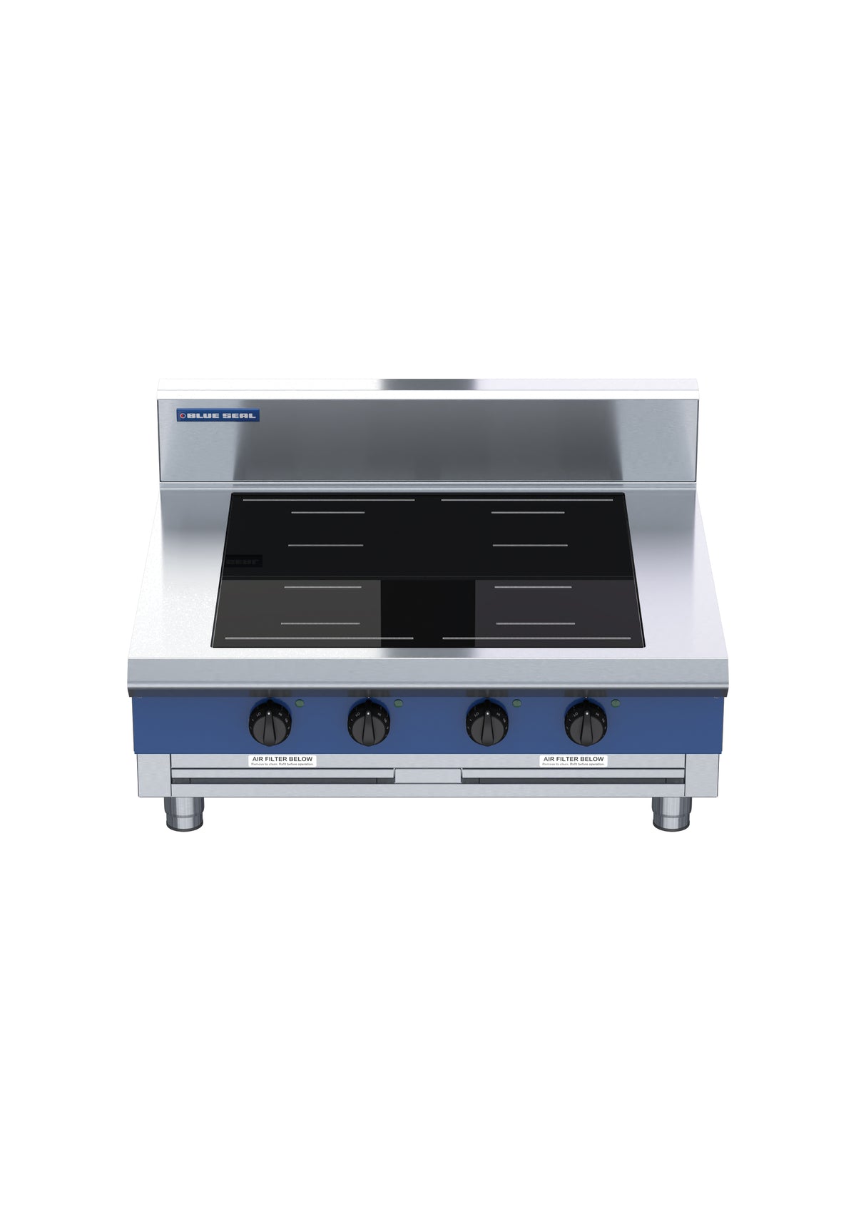 Blue Seal Evolution IN514R3-B, 4 Zone Induction Cooktop with Bench Base