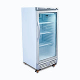 Bromic GM0220 LED ECO Upright Display Fridge Flat Glass 215L