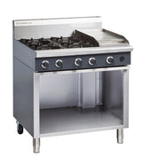 Cobra C9C, 4 Burner with 300mm Griddle Cooktop with Cabinet Base