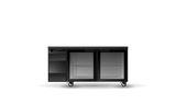Skope CL.2.GSW.Tr, Tropical 2 Glass Swing Door CounterLine Remote Back Bar Fridge