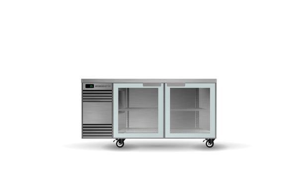 Skope CL.2.GSW BackBar 2 Glass Swing Door CounterLine Fridge