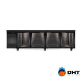 Skope CL.4.GSW BackBar 4 Glass Swing Door CounterLine Fridge Skope