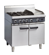Cobra CR9C, 4 Burner with 300mm Griddle Oven Range