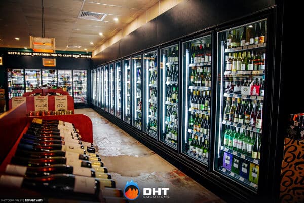 Custom made 21 glass door room liquor