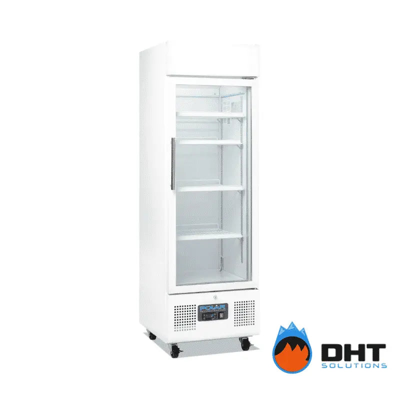 Polar DM075-A Polar G-Series Upright Display Fridge White - 218 Litres Polar