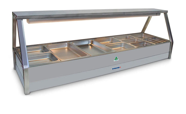 E26 Straight Double Row Hot Food Bar with various pans MIA.jpg