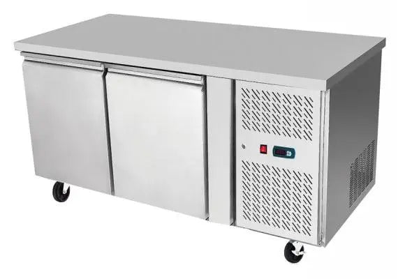 Atosa EPF3422, 2 Solid Door Under Counter Fridge 280L