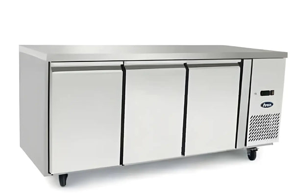 Atosa EPF3472, 3 Solid Door Under Counter Freezer 450L