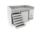 Atosa EPF3490, 1 Door Pizza Table Pizza Prep Fridge 180L