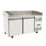 Atosa EPF3495, 2 Door Pizza Table Pizza Prep Fridge 300L