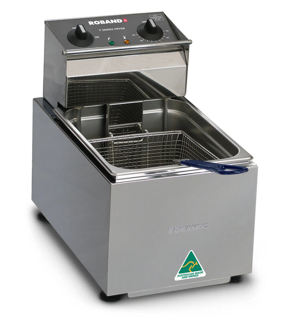 Roband F18 Single Pan Fryers - 8Lt