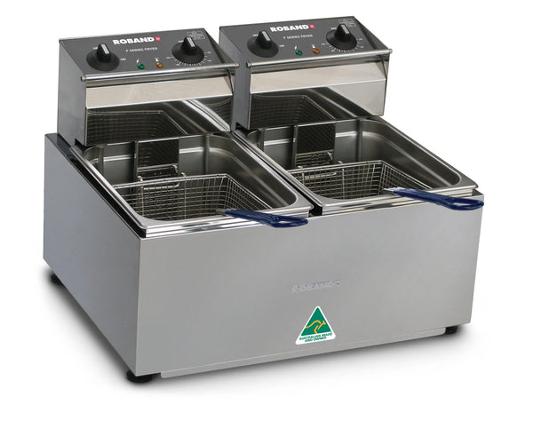 Roband F28 Double Pan Fryer - 8Lt