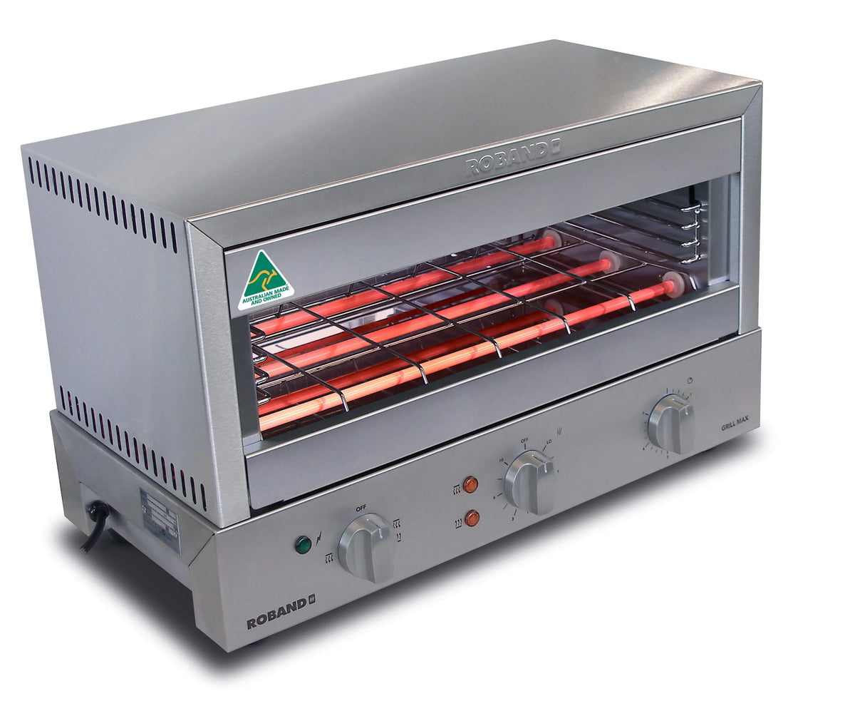 Roband GMX810G Grill Max Toaster - 8 Slice, Glass Element
