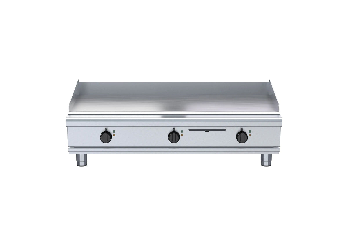 Waldorf 800 GPL8120E-B, 1200mm Griddle Low Back Model with Bench Base