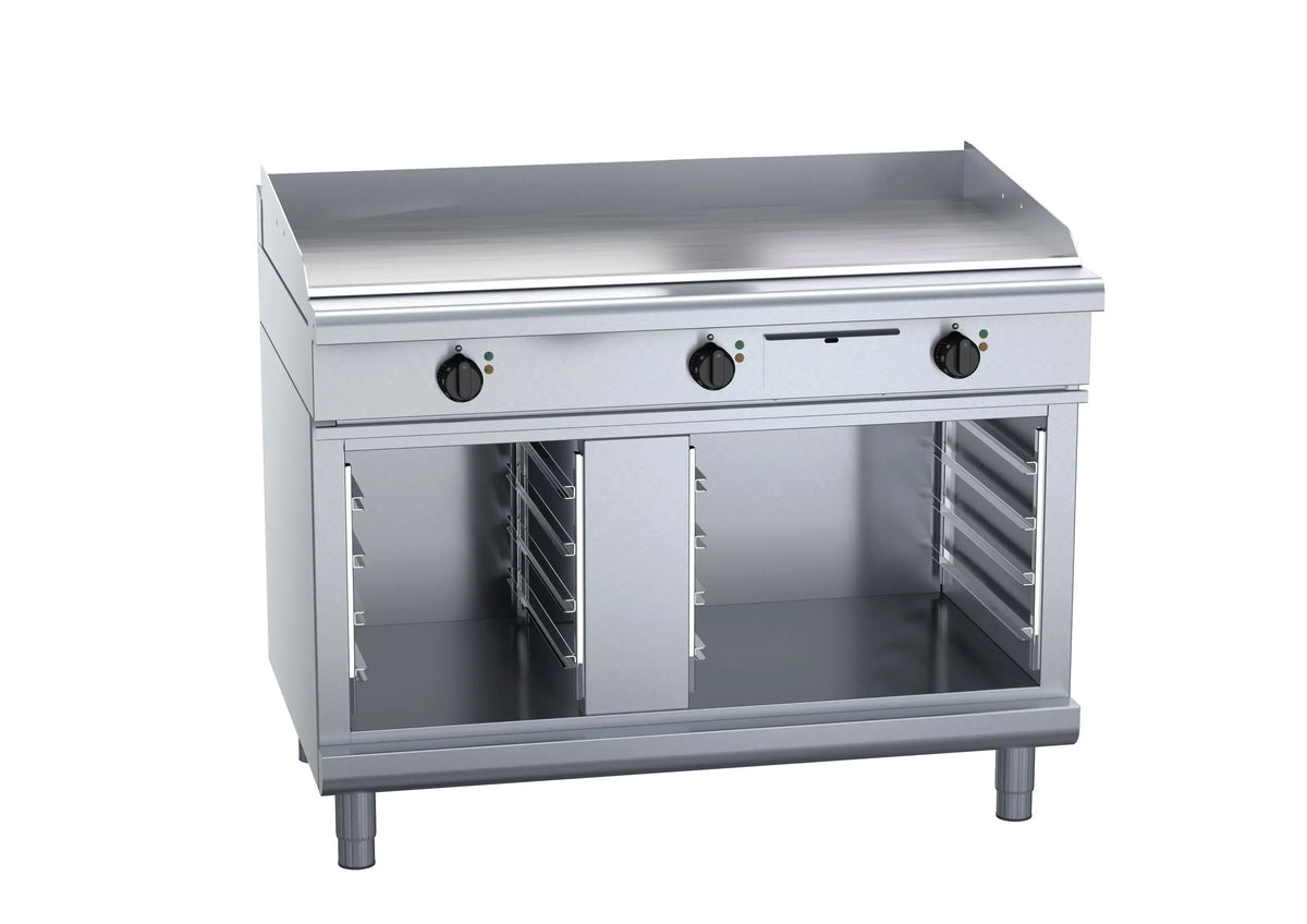 Waldorf 800 GPL8120E-CB, 1200mm Griddle Low Back Model with Cabinet Base