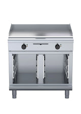 Waldorf 800 GPL8900E-CB, 900mm Griddle Low Back Model with Cabinet Base