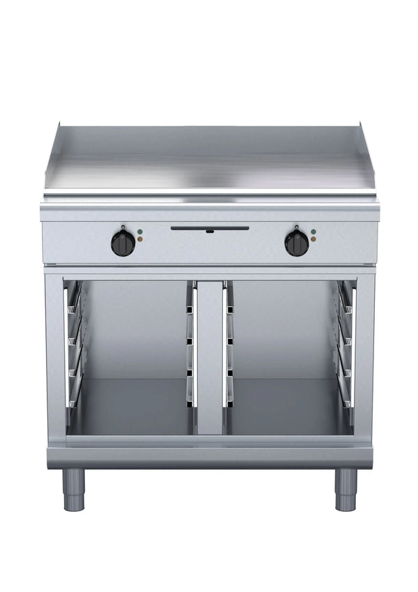 Waldorf 800 GPL8900E-CB, 900mm Griddle Low Back Model with Cabinet Base