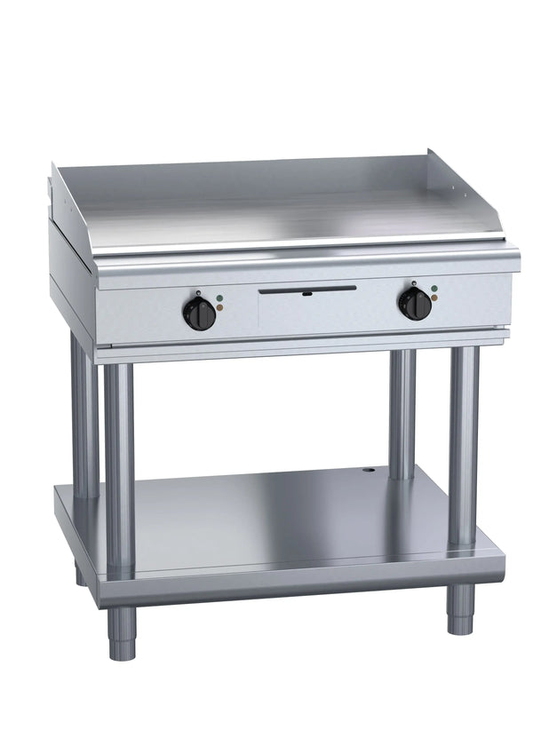 Waldorf 800 GPL8900E-LS, 900mm Griddle Low Back Model with Leg Stand
