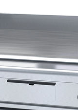 Waldorf 800 GPL8900E-RB, 900mm Griddle Low Back Model with Refrigerated Base