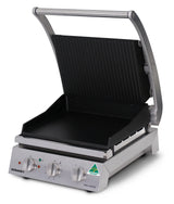 Roband GSA610RT Grill Station - Non-Stick - 6 Slice - Ribbed