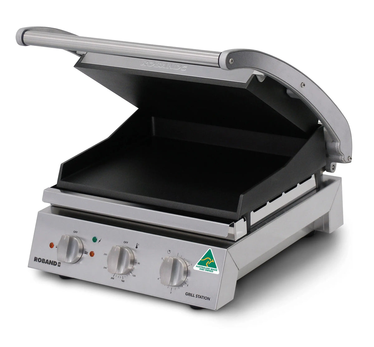 Roband GSA610ST Grill Station - Non-Stick - 6 Slice - Smooth