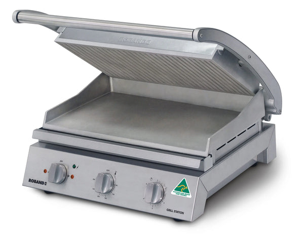 Roband GSA815R Grill Station - Standard - 8 Slice, 13 Amp - Ribbed