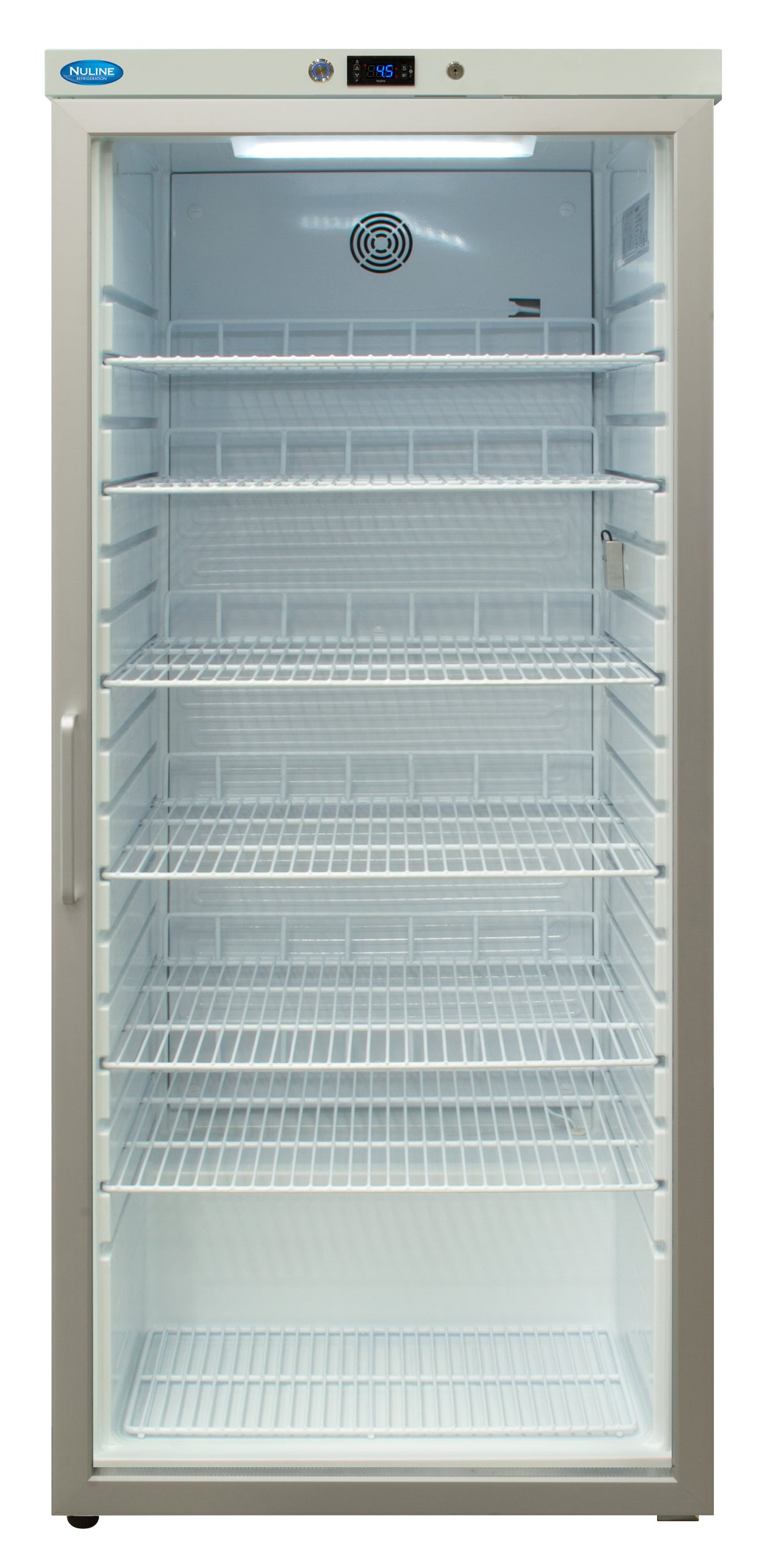 Nuline HR600G, 1 Glass Door Upright Pharmacy Fridge with Digital Control