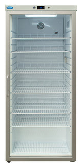 Nuline HR600G, 1 Glass Door Upright Pharmacy Fridge with Digital Control