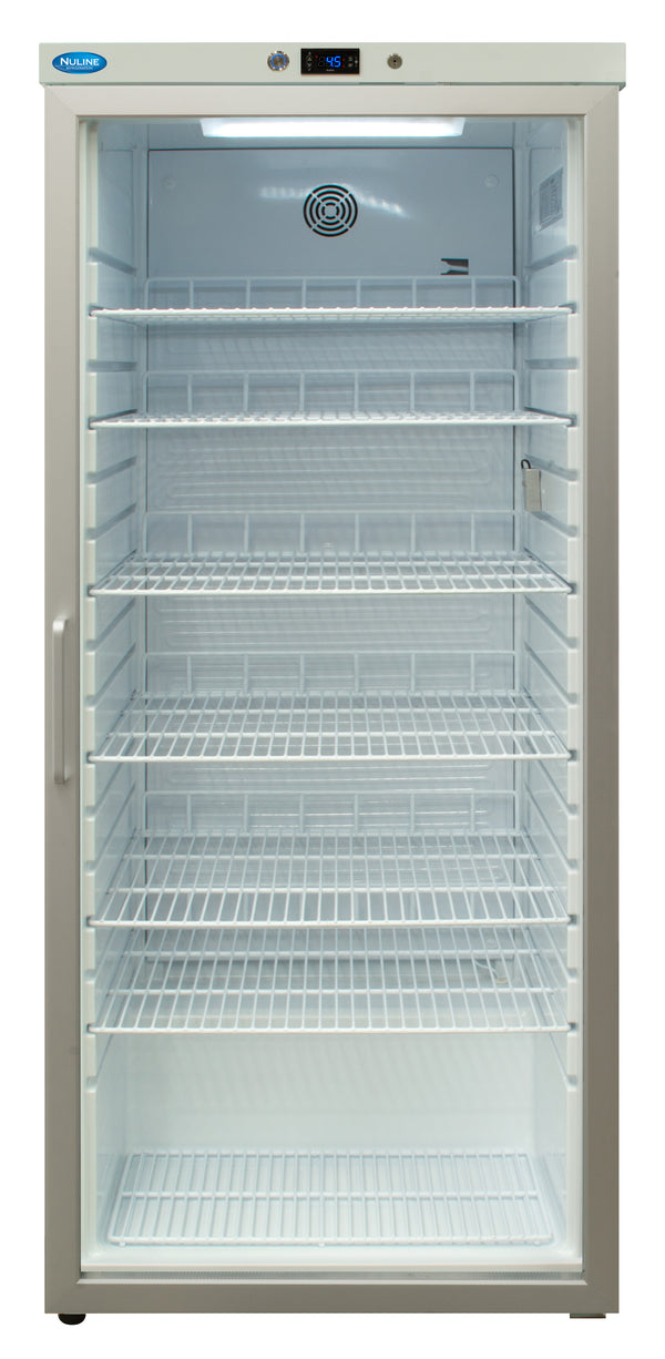 Nuline HR600G, 1 Glass Door Upright Pharmacy Fridge with Digital Control
