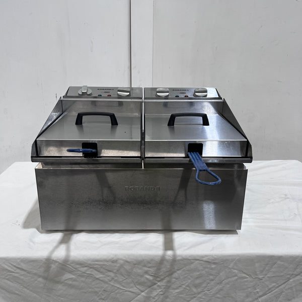 Roband FR28 Counter Top Split Pan Fryer