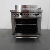 TrueHeat RCR9-2-6G 2 Burner Range Oven With 2 Burner Griddle