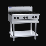 LUUS Cooktops CS-4B, 600mm 4 Burner Cooktop