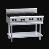 LUUS Cooktops CS-8B, 1200mm 8 Burner Cooktop