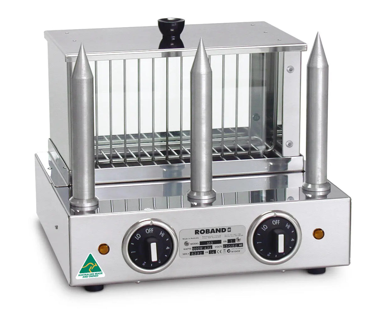 Roband M3 Hot Dog and Bun Warmer - 3 Spikes
