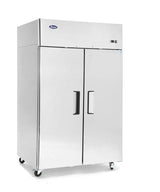 Atosa MBF8002, Top Mount 2 Solid Door Upright Freezer 1300L