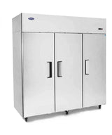 Atosa MBF8006, Top Mount 3 Solid Door Upright Fridge 1968L